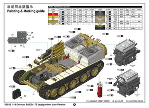 Trumpeter 00935 German Sd.Kfz 173 Jagdpanther Late Version 1/16 – zdjęcie 5