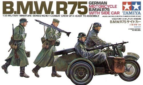 Tamiya 35016 BMW R75 avec side-car (1/35)