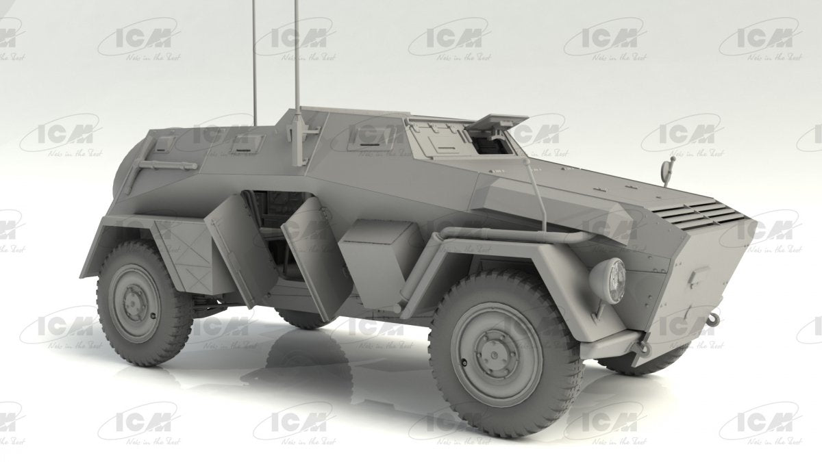 ICM 35110 Sd.Kfz. 247 Ausf.B, German Command Armoured Vehicle 1/35 – Bild 3