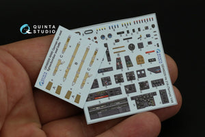 Quinta Studio QD48229 He 219 3D-Printed &amp;amp; coloured Interior on decal paper (Tamiya) 1/48 – imagen 12
