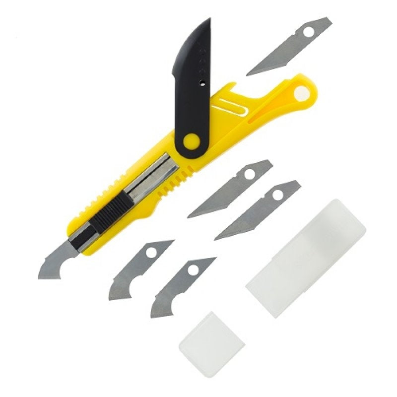 Modelcraft PKN4150-S Plastic Cutter Scriber Tool &amp; 5 Spare Blades