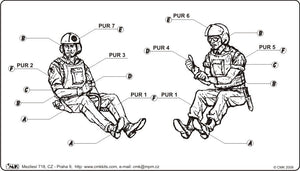 CMK F48103 Vietnam LRRP US Helicopter crew (2 figures) 1/48 – immagine 2