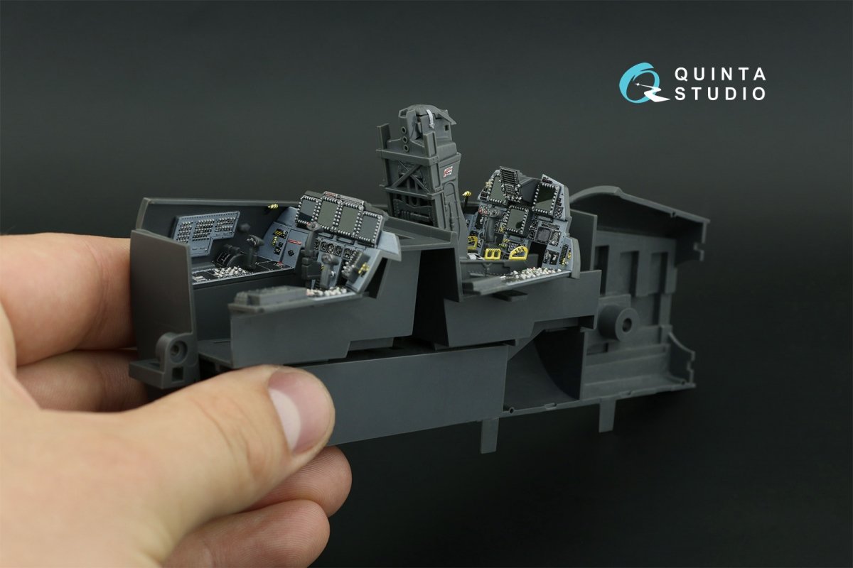 Quinta Studio QD32119 F-15E 3D-Printed &amp;amp; coloured Interior on decal paper ( Tamiya ) 1/32 – imagen 3