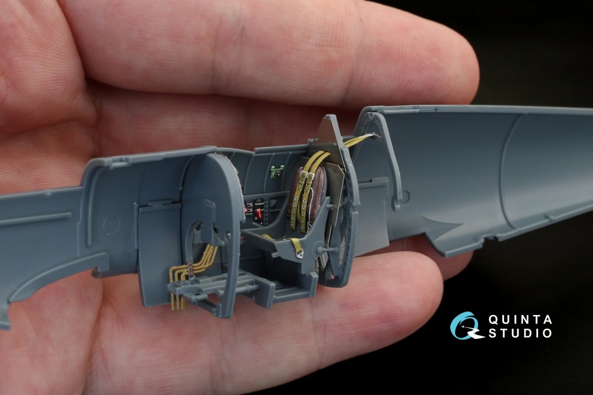 Quinta Studio QD48119 Spitfire Mk.IX 3D-Printed &amp;amp; coloured Interior on decal paper (for Eduard kit) 1/48 – zdjęcie 5