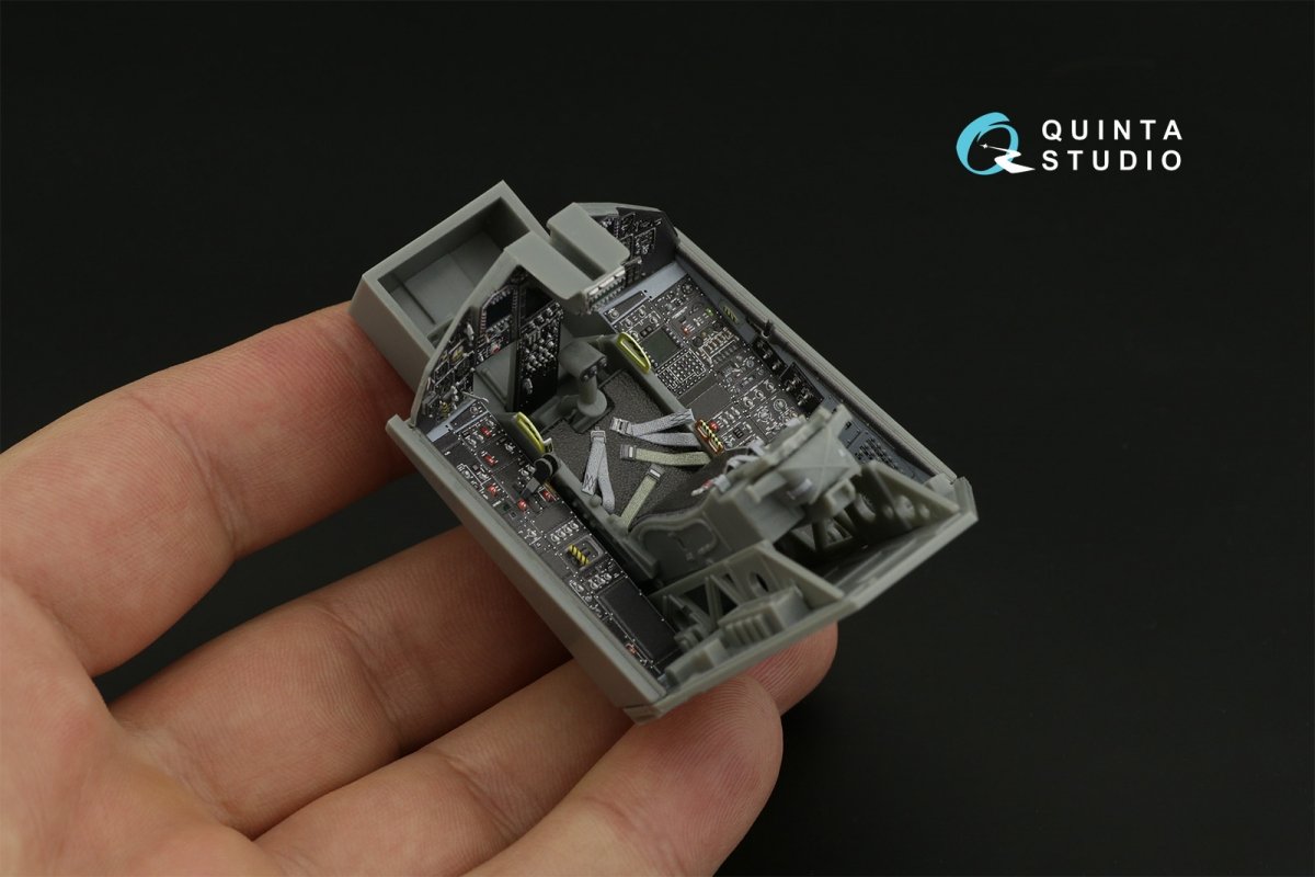 Quinta Studio QD32118 F-117A 3D-Printed &amp;amp; coloured Interior on decal paper (Trumpeter) 1/32 – zdjęcie 2