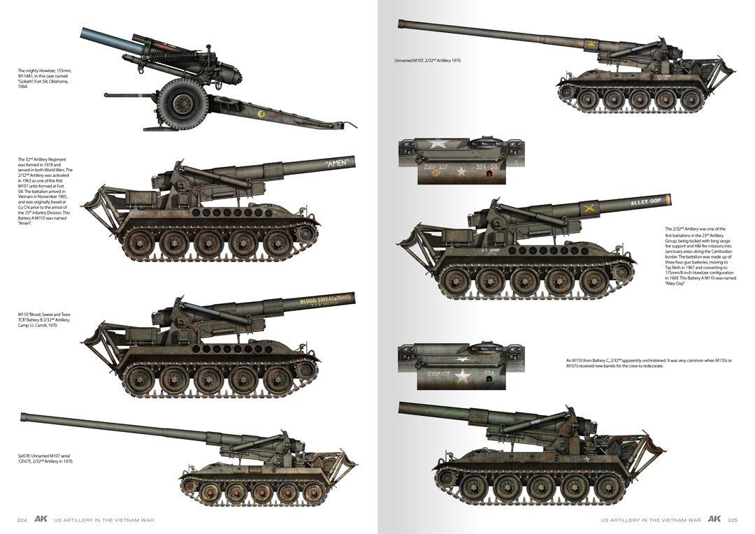AK Interactive AK130007 AMERICAN ARTILLERY IN VIETNAM EN – imagen 16