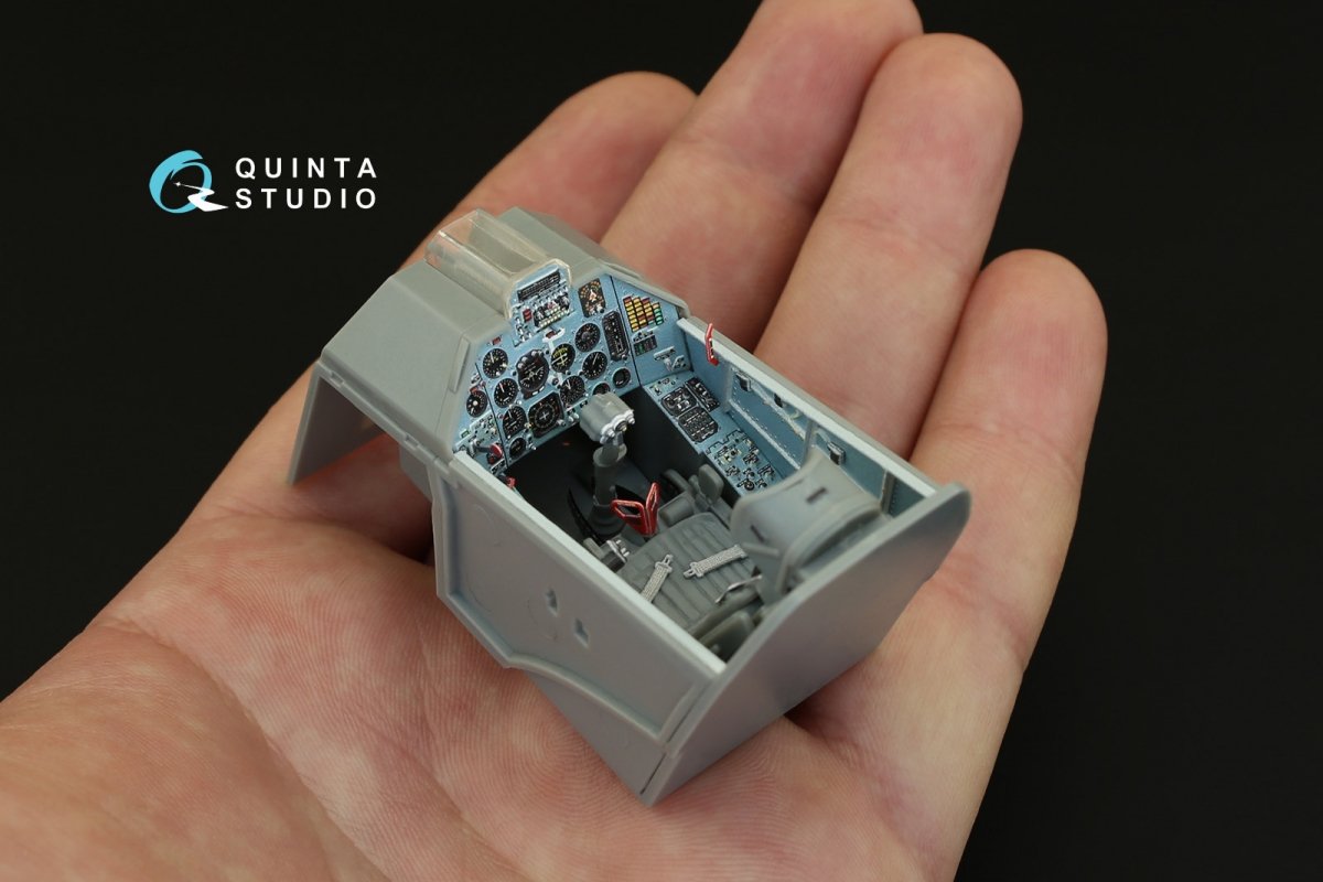 Quinta Studio QD32006 Su-25UB 3D-Printed &amp;amp; coloured Interior on decal paper (for Trumpeter kit) 1/32 – imagen 7