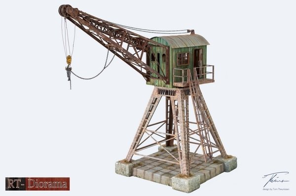 RT-Diorama 35311 Grue portuaire 1/35, échelle 1/12 – image 9