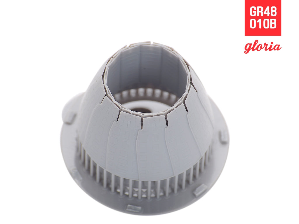 Gloria GR48010B F-14B/D F110-GE-400 Exhaust Nozzle &amp;amp; Afterburner CLOSED TAMIYA/G.W.H. 1/48 – immagine 5