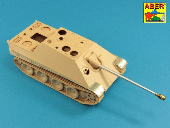Aber 35L-270 German 8,8cm One part Pak 43/3 L/71 barrel for Jagdpanther Ausf G1 early 1/35 – imagen 9