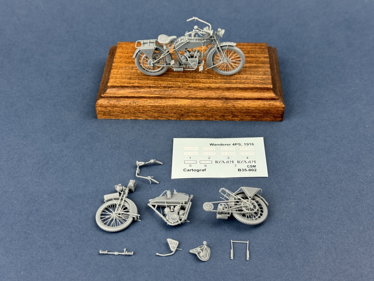 Copper State Models B35-002 Wanderer 4PS 1916 Motorcycle 1/35 – imagen 6