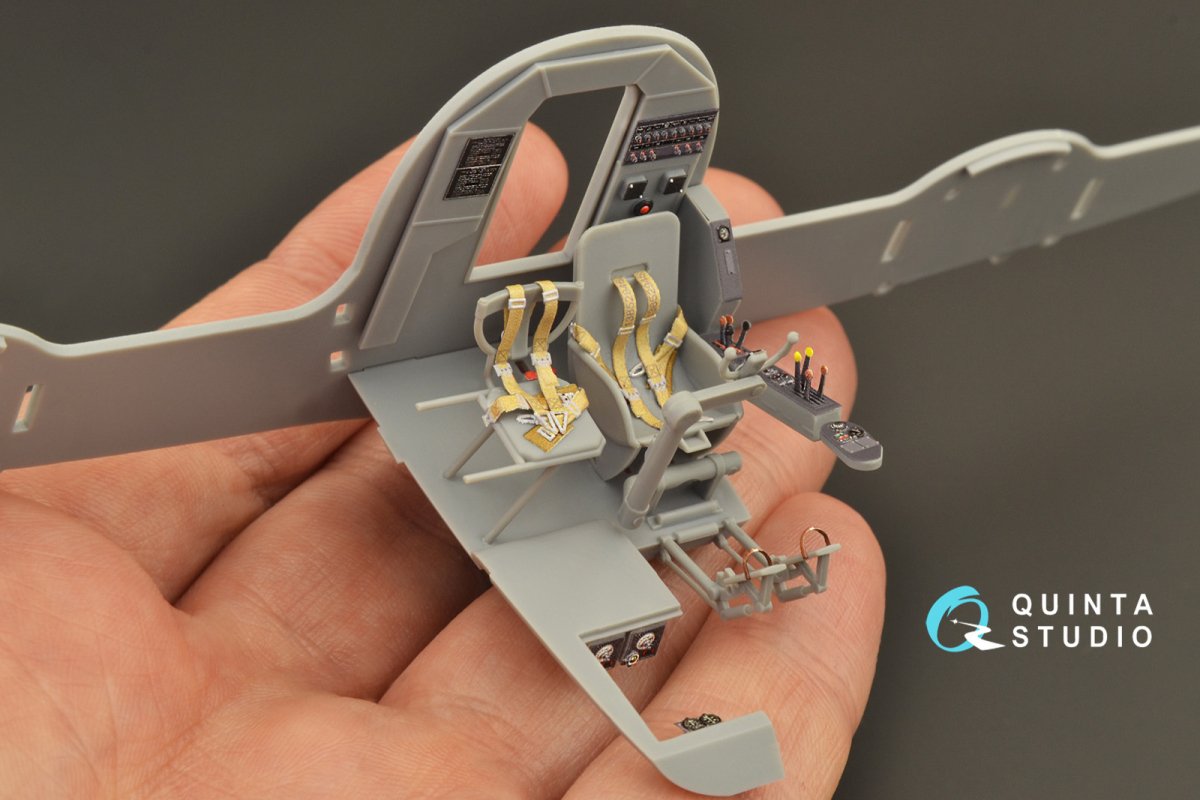 Quinta Studio QD48266 He 111H-3/H-6 3D-Printed &amp;amp; coloured Interior on decal paper ( ICM ) 1/48 – imagen 7