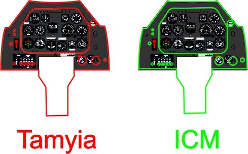 Yahu	YMA4818 P-51 B/C (Tamiya / ICM) 1/48 – immagine 3