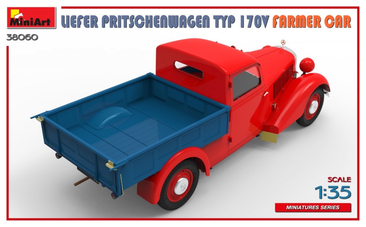 MiniArt 38060 LIEFER PRITSCHENWAGEN TYP 170V FARMER CAR 1/35 – imagen 5