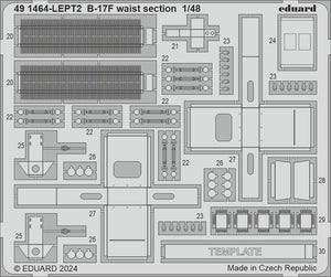Eduard 491464 B-17F section centrale EDUARD 1/48  – image 2