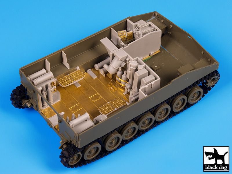 Black Dog T35101 M 109 A2 interier accessories set 1/35 – imagen 4