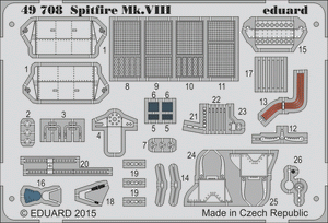 Eduard 49708 Spitfire Mk. VIII 1/48 EDUARD