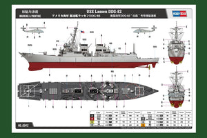 Hobby Boss 83412 USS Lassen DDG-82 1/700 – imagen 3