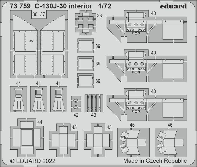 Eduard BIG72168 C-130J-30 PART I ZVEZDA 1/72 – Bild 4