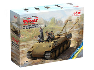 ICM 35343 Prost ! Entre deux batailles sur Bergepanther, tankistes allemands de la Seconde Guerre mondiale avec Bergepanther, échelle 1/35 – image 2