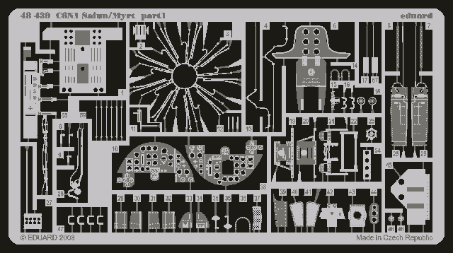 Eduard 48439 C6N1 Saiun/ Myrt 1/48 (HASEGAWA) – imagen 2