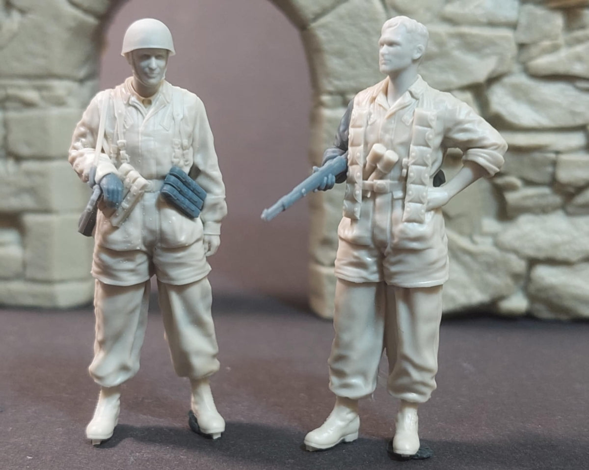 Panzer Art FI35-246 Fallschirmjagers allemands au repos set 1/35