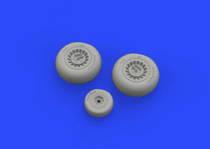 Eduard 672206 B-25 wheels HASEGAWA 1/72 – immagine 3