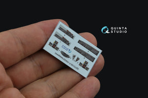 Quinta Studio QD72100 F-104G 3D-Printed &amp;amp; coloured Interior on decal paper (Hasegawa) 1/72 – imagen 6