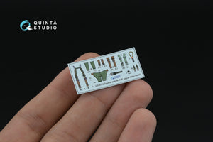 Quinta Studio QD48606 Jaguar Gr.1 3D-Printed &amp;amp; coloured Interior on decal paper (Kitty Hawk) 1/48 – immagine 5