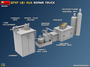 MiniArt 35494 G7117 1,5T 4x4 Repair Truck 1/35 – immagine 44