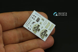 Quinta Studio QD48209 Arado Ar 68 E/F 3D-Printed &amp;amp; coloured Interior on decal paper (Roden) 1/48 – imagen 3