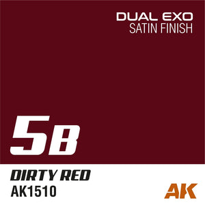 AK Interactive AK1510 DUAL EXO 5B – DIRTY RED 60ML – Bild 2