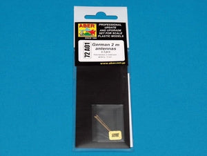Aber 72A01 Niemieckie 2m anteny 3 szt. / German 2m antennas x3 pcs 1/72 – zdjęcie 2