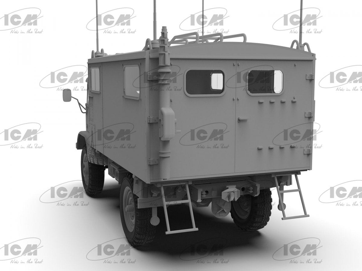 ICM 35137 Unimog S 404 German Military Radio Truck 1/35 – imagen 4