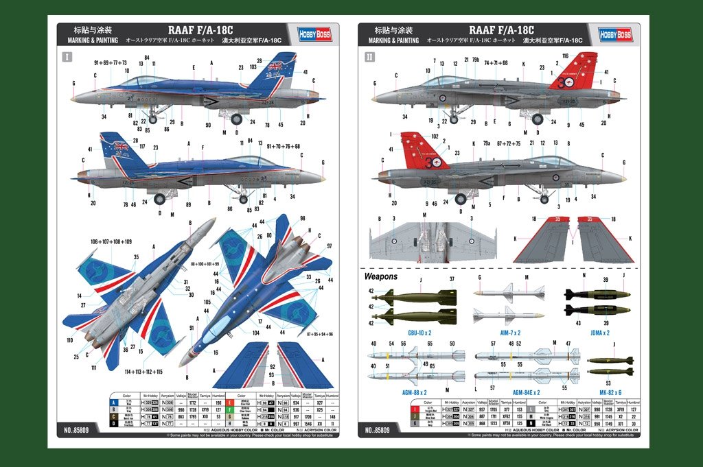 Hobby Boss 85809 RAAF F/A-18C 1/48 – image 2