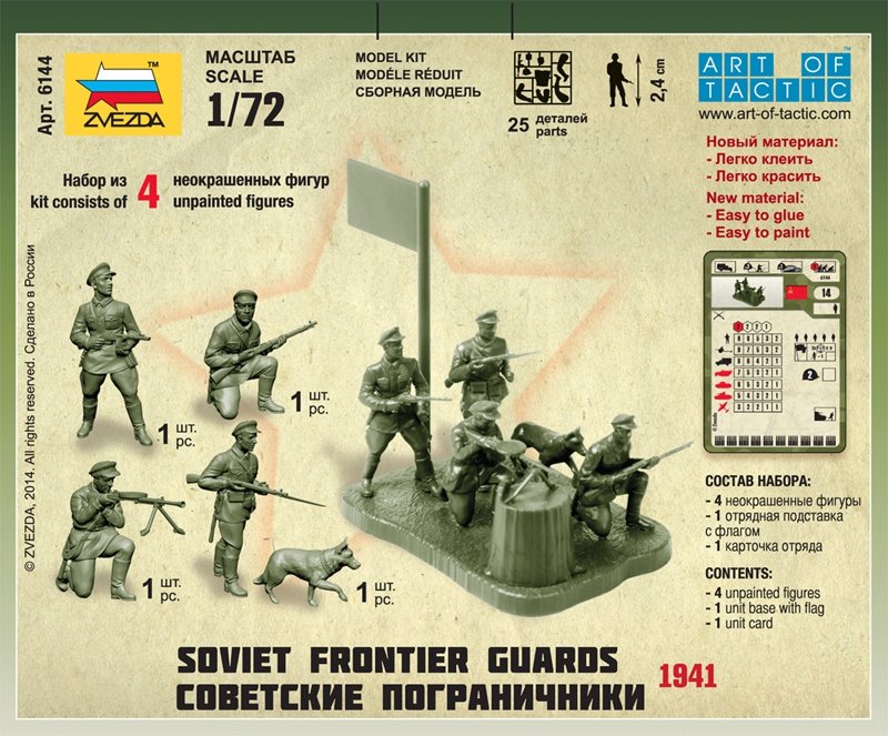 Zvezda 6144 Gardes-frontières soviétiques 1/72 – image 2