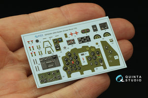 Quinta Studio QD32240 Mitsubishi J2M3 Raiden 3D-Printed &amp;amp; coloured Interior on decal paper (Zoukei Mura) 1/32 – imagen 4