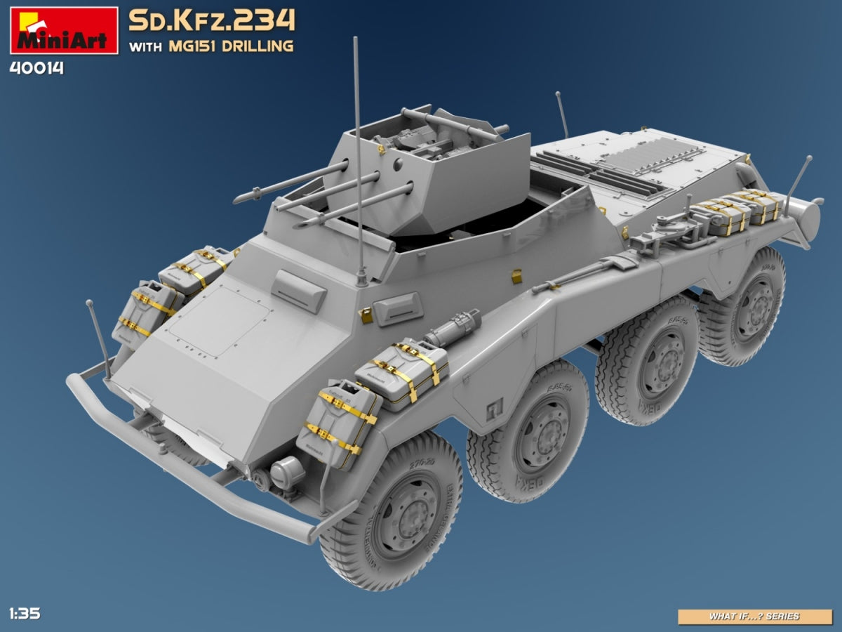 MiniArt 40014 Sd.Kfz.234 AVEC PERÇAGE MG151 1/35 – image 11