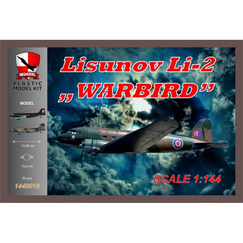 Big Model 1440016 LISUNOV Li-2 "WARBIRD" 1/144