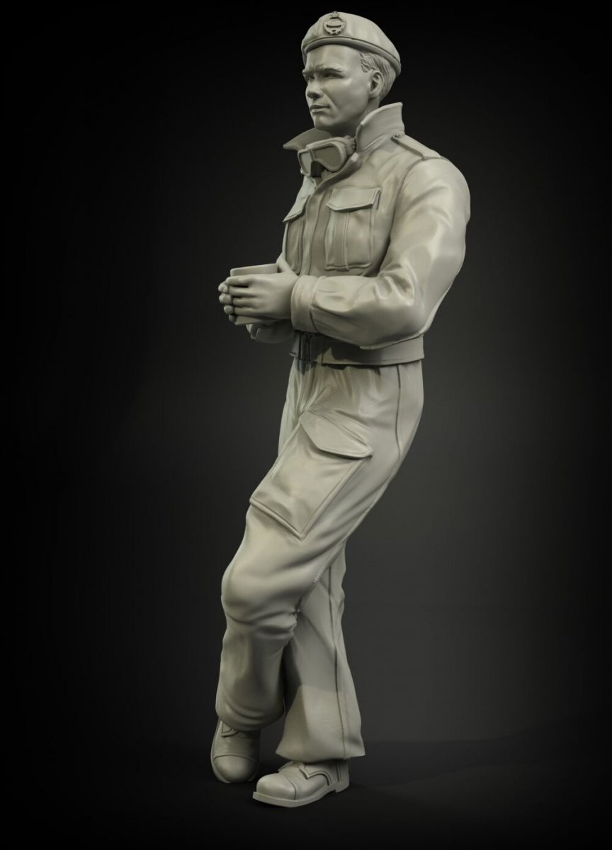 Panzer Art FI35-046 British RAC tank driver North Africa/Italy 1/35 – immagine 2