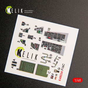 KELIK K48034 F-16C &amp;quot;FIGHTING FALCON&amp;quot; INTERIOR 3D DECALS FOR KINETIC KIT 1/48 – Bild 2