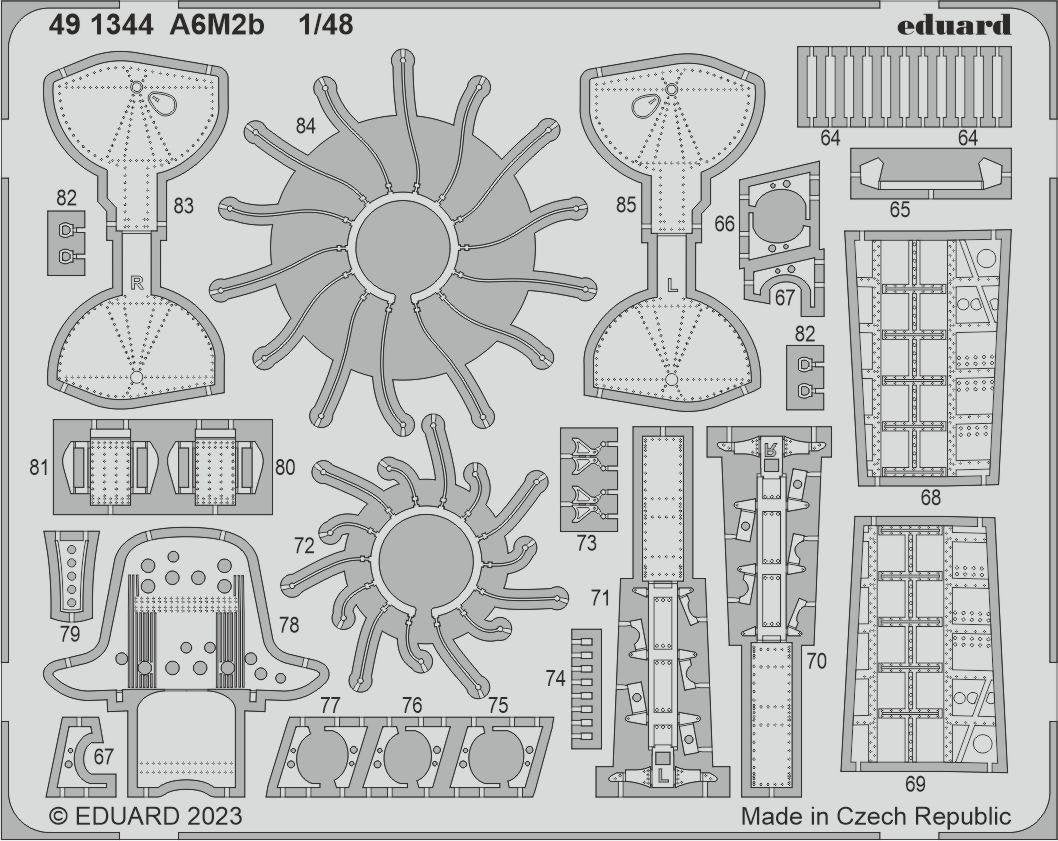 Eduard BIG49371 A6M2b ACADEMY 1/48 – zdjęcie 4