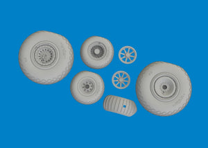 Eduard 6481113 B-24D wheels HOBBY BOSS 1/48 – immagine 3