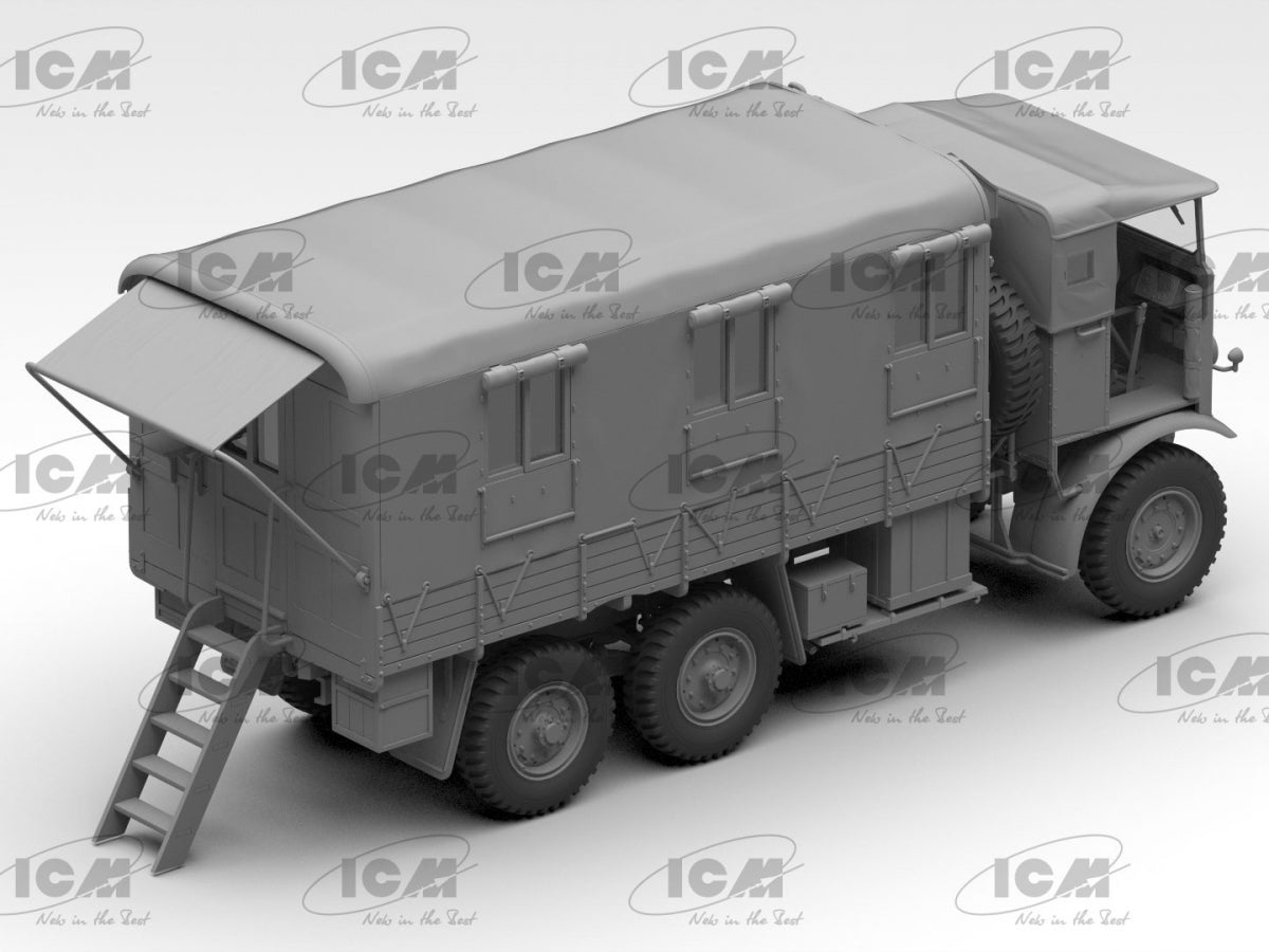 ICM 35603 Monty&amp;#39;s Office Caravan 1/35 – Bild 5