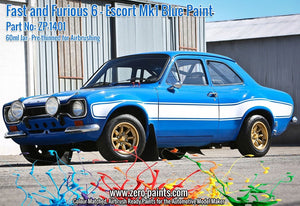 Zero Paints ZP-1401 - Fast and Furious 6 Ford Escort Mk 1 Blue 60ml – imagen 4