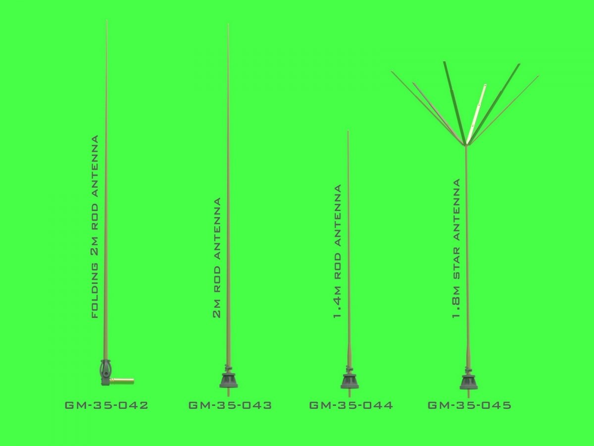 Master GM-35-043 German WWII 2m rod antenna (for Fu 5 radio set) (1pcs) 1/35 – immagine 6
