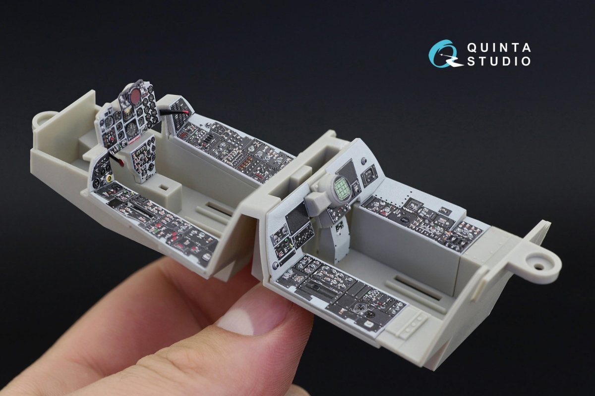 Quinta Studio QD32036 F-4D 3D-Printed &amp;amp; coloured Interior on decal paper (Tamiya) 1/32 – imagen 3