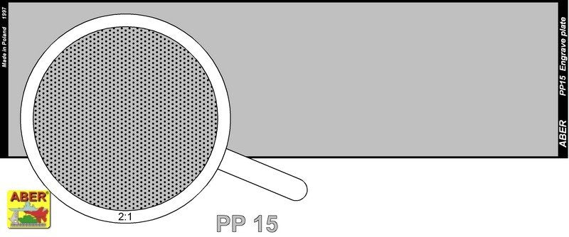 Plaque à graver Aber PP15 (140 x 39 mm) - motif 15 – image 2