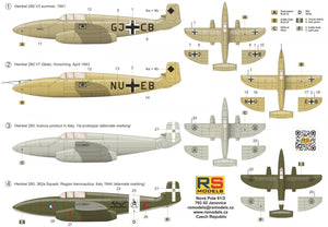 RS Models 92290 Heinkel He-280 V-3 1/72 – imagen 2