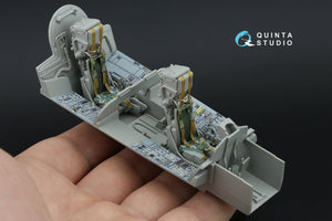 Intérieur imprimé en 3D et coloré sur papier décalcomanie (Italeri) de la Quinta Studio QD+32231 Tornado ECR (avec pièces en résine imprimées en 3D) à l&amp;#39;échelle 1/32 – image 10